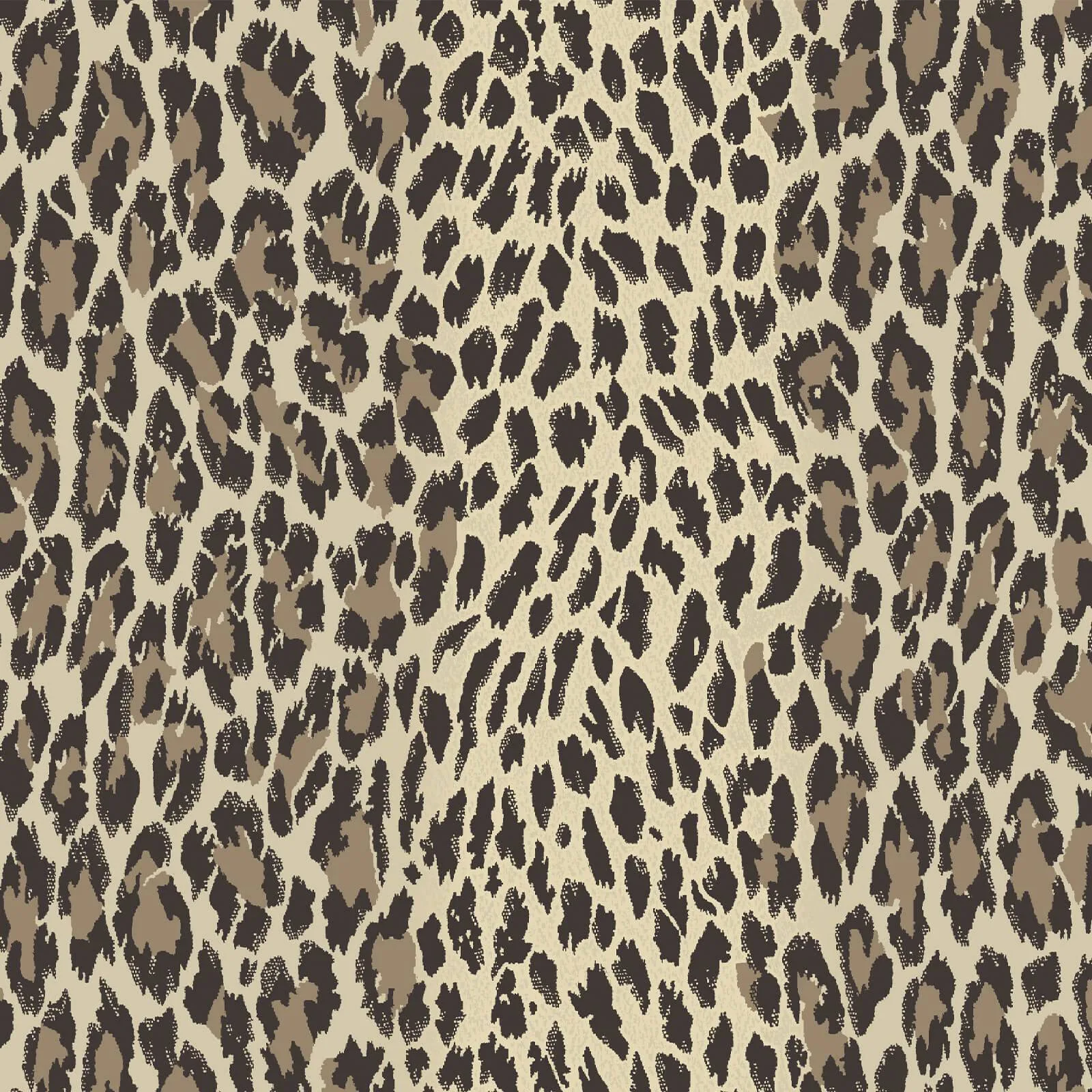 House of Hackney Wild Card wallpaper in Butterscotch, blooms and animal markings in butterscotch