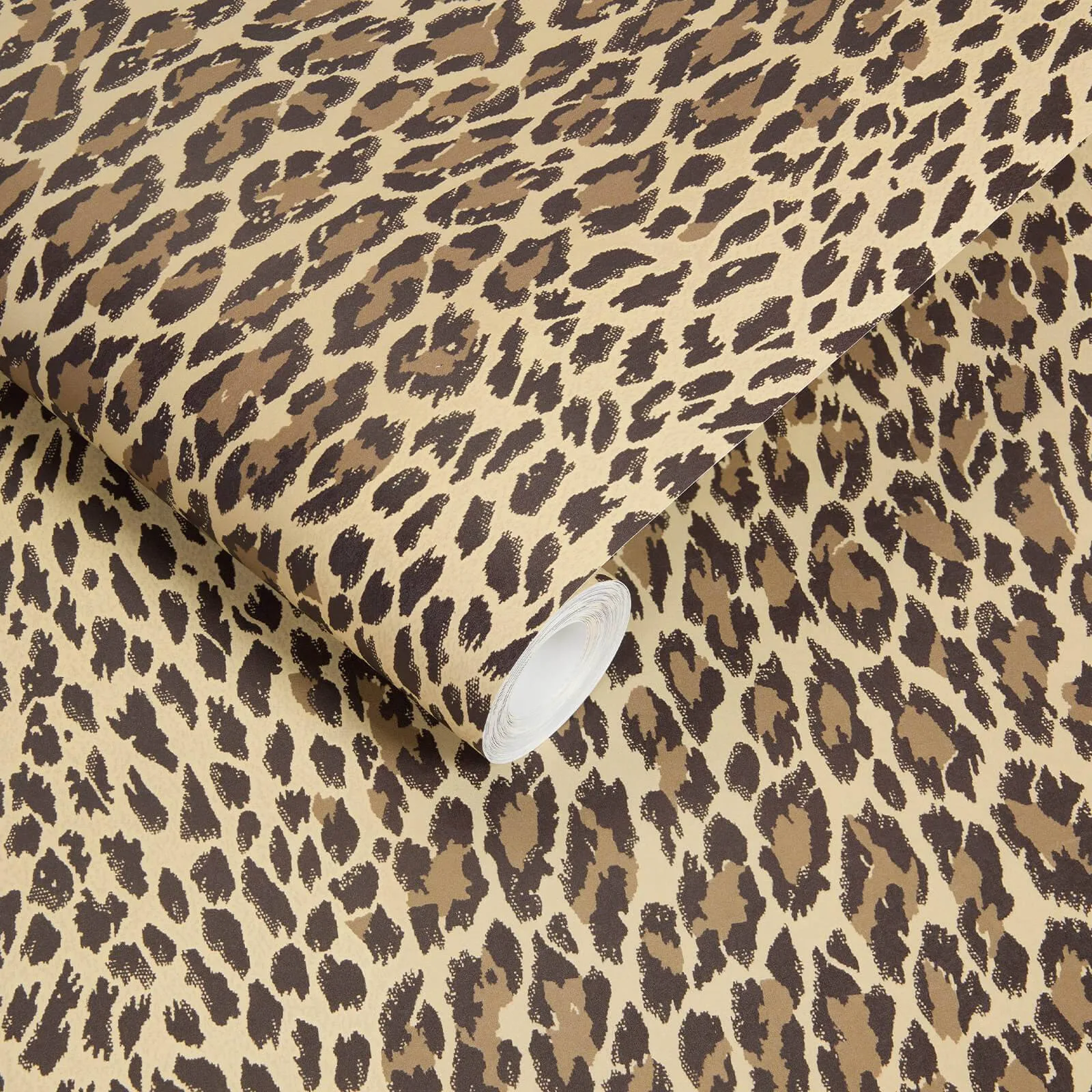 House of Hackney Wild Card Wallpaper in Butterscotch House of Hackney Wild Card wallpaper in Butterscotch, blooms and animal markings in butterscotch
