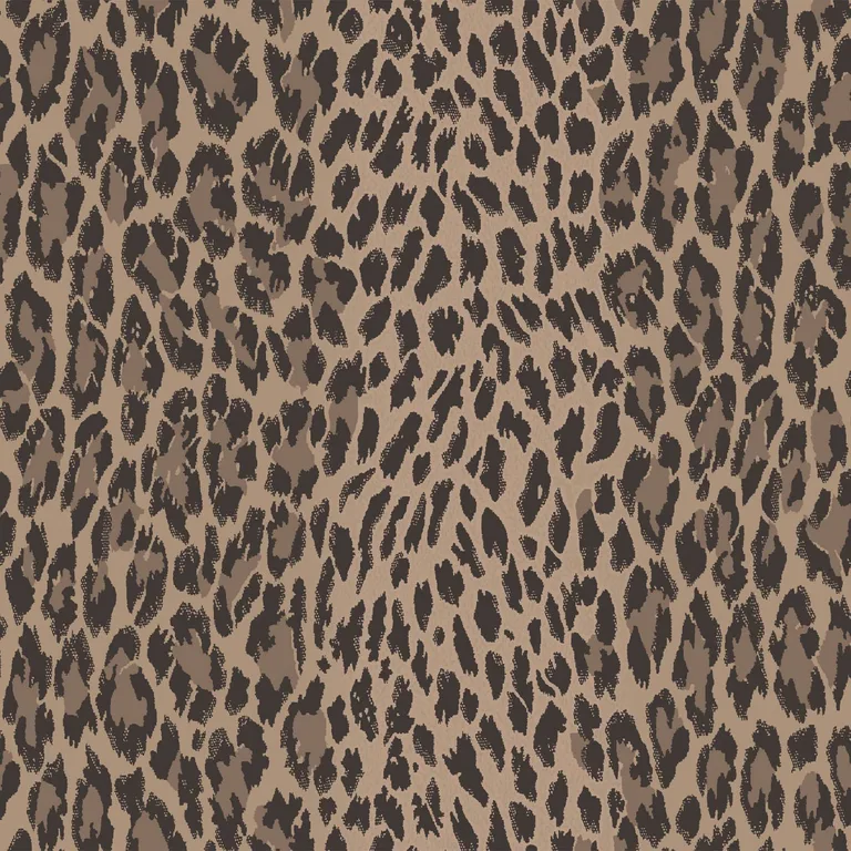 House of Hackney Wild Card wallpaper in Earth, blooms and animal markings in earth