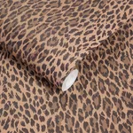 House of Hackney Wild Card wallpaper in Earth, blooms and animal markings in earth