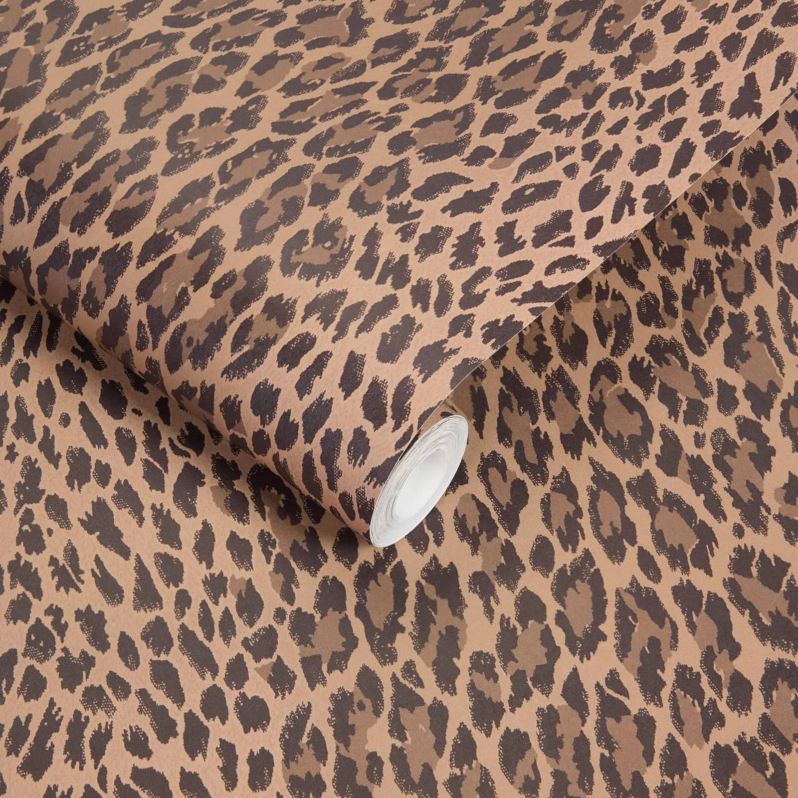 House of Hackney Wild Card wallpaper in Earth, blooms and animal markings in earth