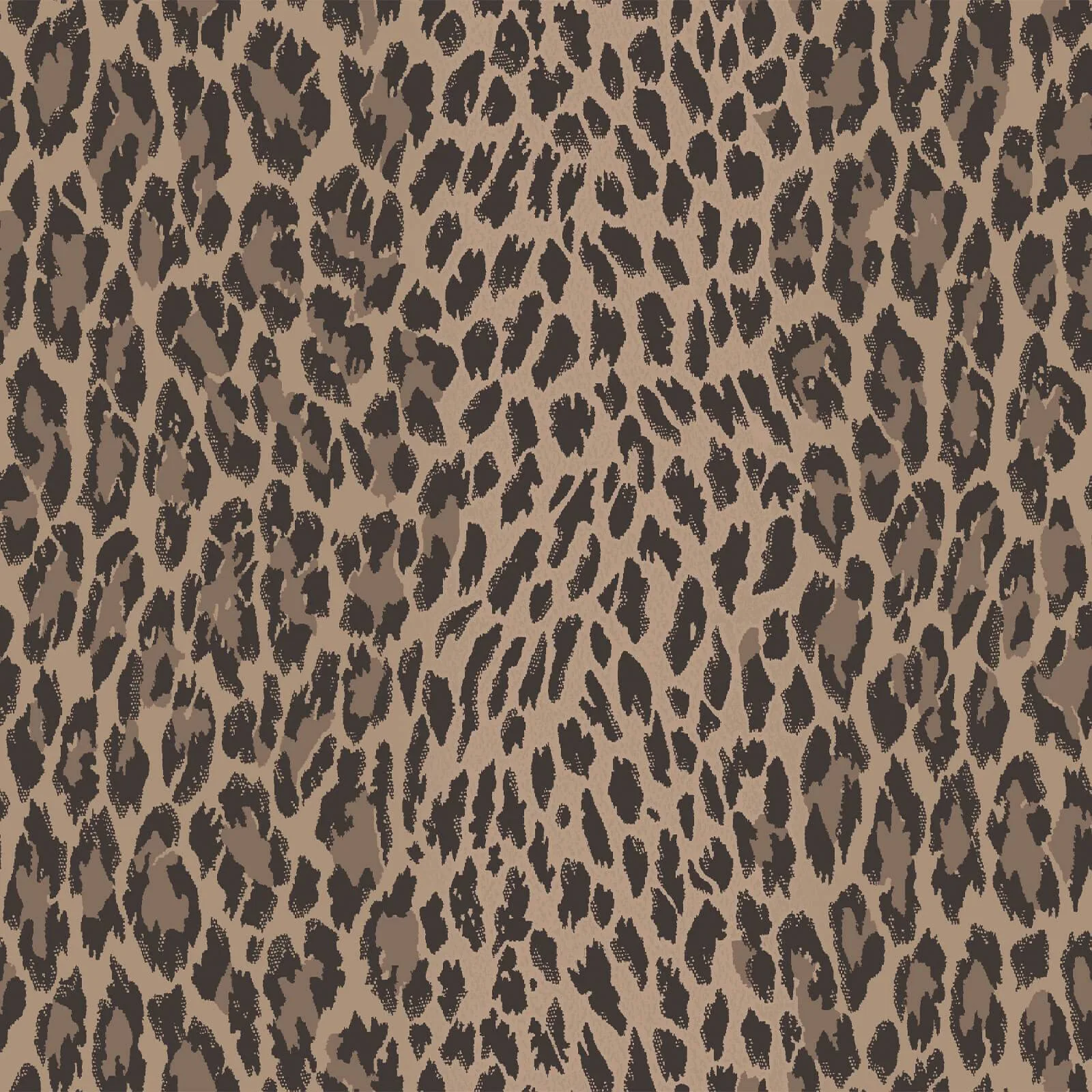 House of Hackney Wild Card wallpaper in Earth, blooms and animal markings in earth
