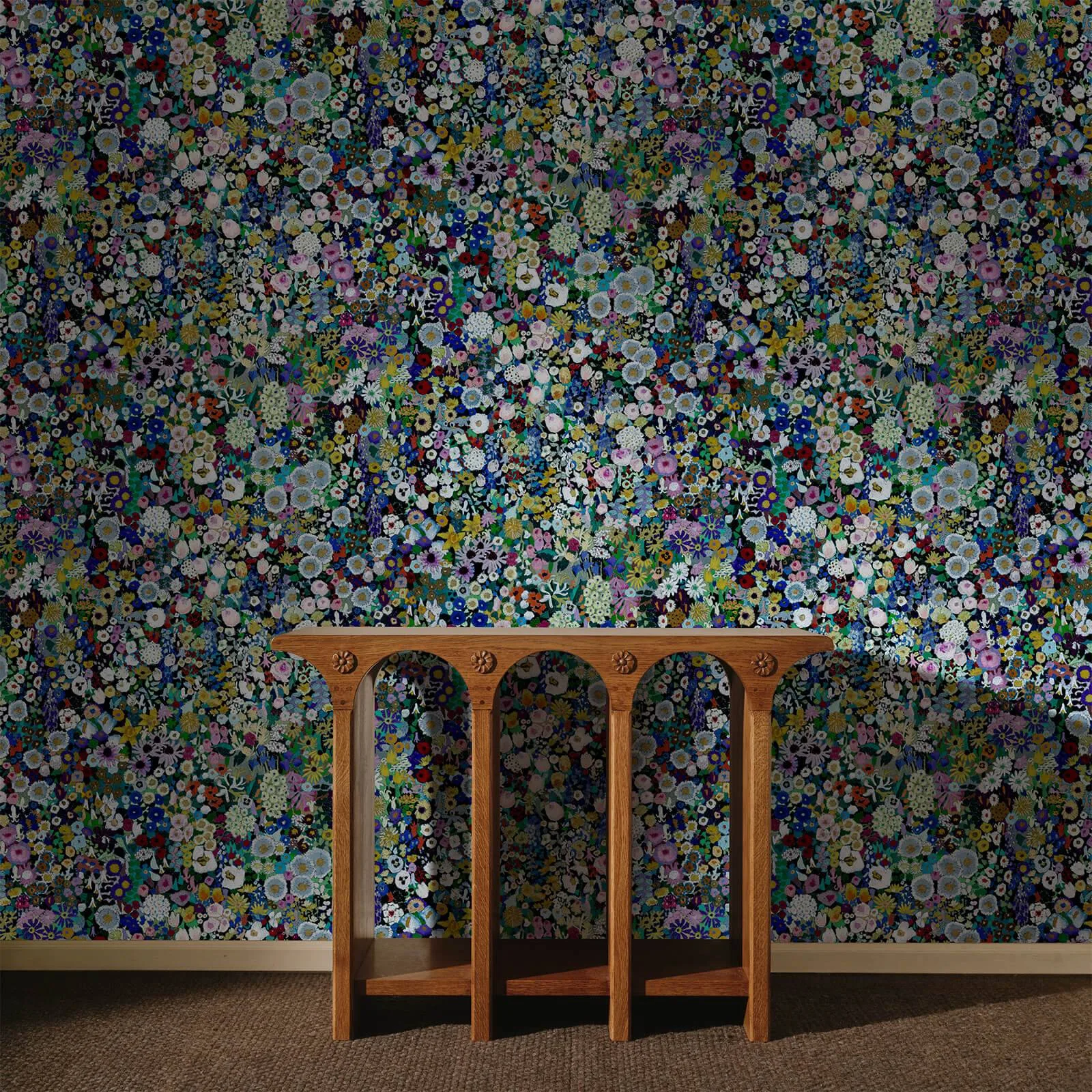 House of Hackney Woodstock wallpaper in Meadow, blooms and foliage in meadow