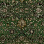 House of Hackney Zanjan Wallpaper in Juniper Green House of Hackney Zanjan wallpaper in Juniper Green, geometric forms in green