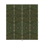 House of Hackney Zanjan Wallpaper in Juniper Green House of Hackney Zanjan wallpaper in Juniper Green, geometric forms in green