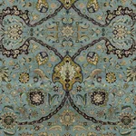 House of Hackney Zanjan wallpaper in Sapphire, geometric forms in sapphire