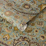 House of Hackney Zanjan wallpaper in Sapphire, geometric forms in sapphire