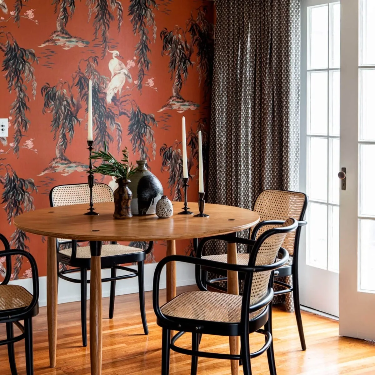 House of Hackney Zeus Wallpaper in Tobacco House of Hackney Zeus wallpaper in Tobacco, foliage and birds in tobacco