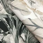 Inspired by Color Banana Leaf wallpaper, color White & Cream, SKU BW3972