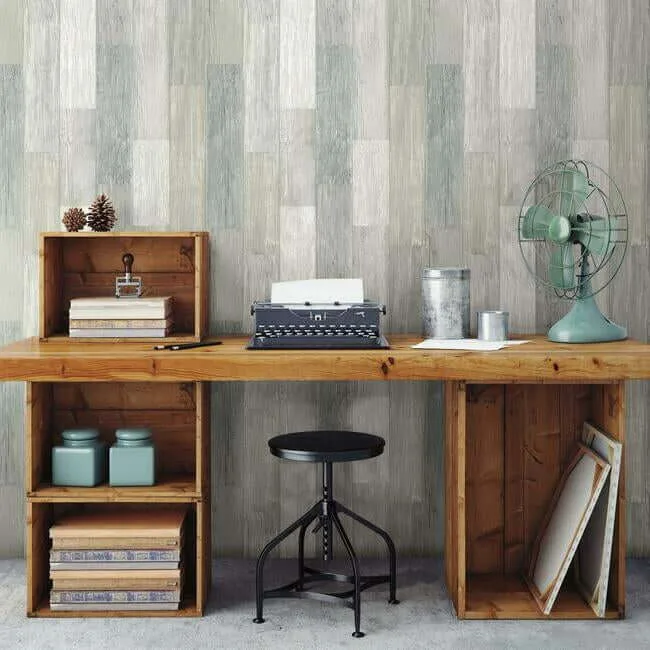 Inspired by Color Pallet Board wallpaper, color White, SKU FH4003