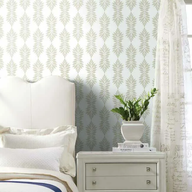 Inspired by Color Broadsands Botanica wallpaper, color Beige, SKU CV4424