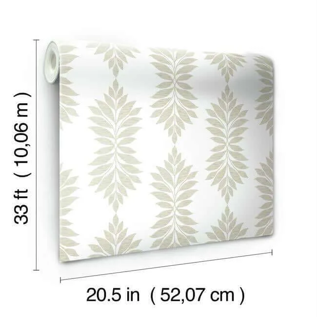 Inspired by Color Broadsands Botanica - Beige Wallpaper | Buy Online Inspired by Color Broadsands Botanica wallpaper, color Beige, SKU CV4424