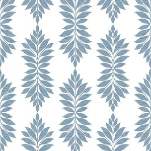 Inspired by Color Broadsands Botanica wallpaper, color Blue, SKU CV4423