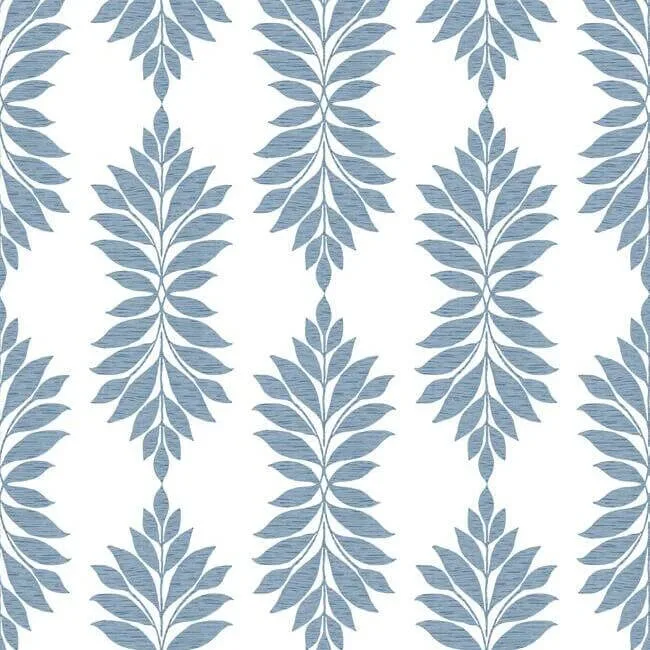 Inspired by Color Broadsands Botanica wallpaper, color Blue, SKU CV4423