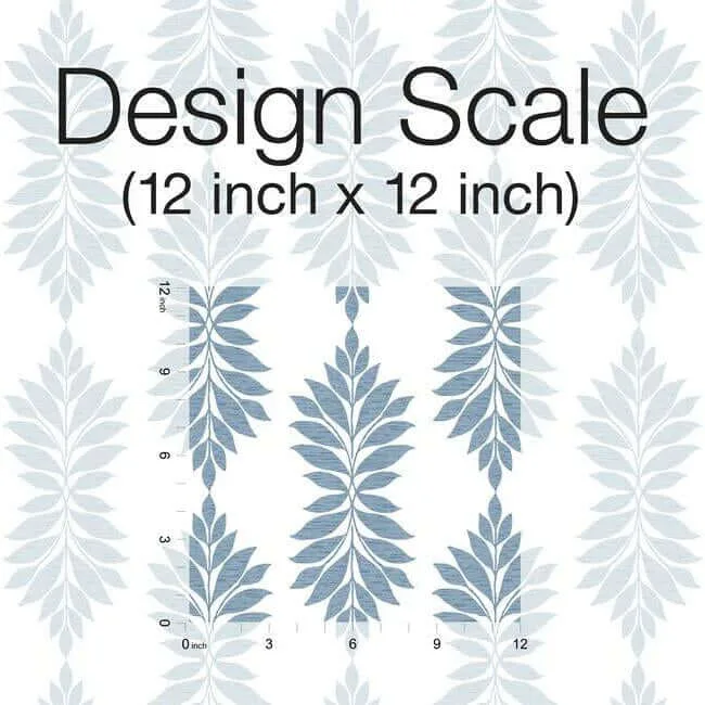 Inspired by Color Broadsands Botanica - Blue Wallpaper | Buy Online Inspired by Color Broadsands Botanica wallpaper, color Blue, SKU CV4423
