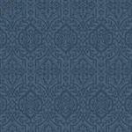 Inspired by Color Cathedral Damask - Blue Wallpaper | Buy Online Inspired by Color Cathedral Damask wallpaper, color Blue, SKU DM5037