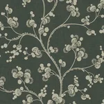 Inspired by Color Dahlia Trail wallpaper, color Black & Taupe, SKU SS2502