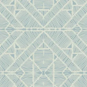 Inspired by Color Diamond Macrame wallpaper, color Blue, SKU TC2704