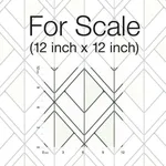Inspired by Color Diamond Shadow wallpaper, color White, SKU GM7552