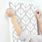 Inspired by Color Diamond Shadow wallpaper, color White, SKU GM7552