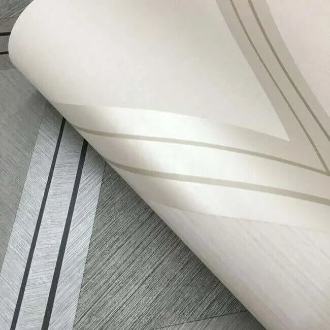 Inspired by Color Diamond Twist - White & Cream Wallpaper | Buy Online Inspired by Color Diamond Twist wallpaper, color White & Cream, SKU BW3821