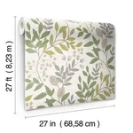 Inspired by Color Eden Retreat wallpaper, color Beige & Green, SKU MN1844