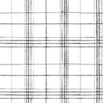 Inspired by Color Farmhouse Plaid wallpaper, color Black & White, SKU FH4016