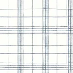 Inspired by Color Farmhouse Plaid - Navy & White Wallpaper | Buy Online Inspired by Color Farmhouse Plaid wallpaper, color Navy & White, SKU FH4017