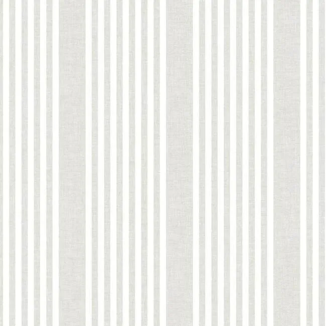 Inspired by Color French Linen Stripe wallpaper, color Soft Linen, SKU SR1581