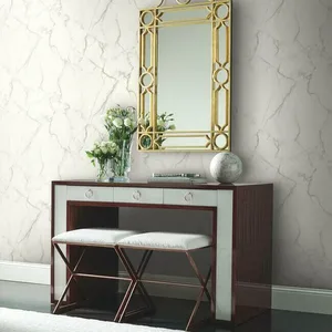 Inspired by Color Gilded Marble wallpaper, color Grey & Gold, SKU MM1757