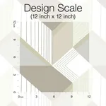 Inspired by Color Graphic Geo Blocks wallpaper, color White & Cream, SKU BW3881