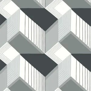 Inspired by Color Graphic Geo wallpaper, color Black & White, SKU BW3882