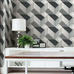 Inspired by Color Graphic Geo wallpaper, color Black & White, SKU BW3882