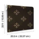 Inspired by Color Honey Bee - Gold & Black Wallpaper | Buy Online Inspired by Color Honey Bee wallpaper, color Gold & Black, SKU ON1642