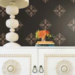 Inspired by Color Honey Bee - Gold & Black Wallpaper | Buy Online Inspired by Color Honey Bee wallpaper, color Gold & Black, SKU ON1642