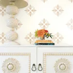 Inspired by Color Honey Bee - Gold & Cream Wallpaper | Buy Online Inspired by Color Honey Bee wallpaper, color Gold & Cream, SKU ON1641