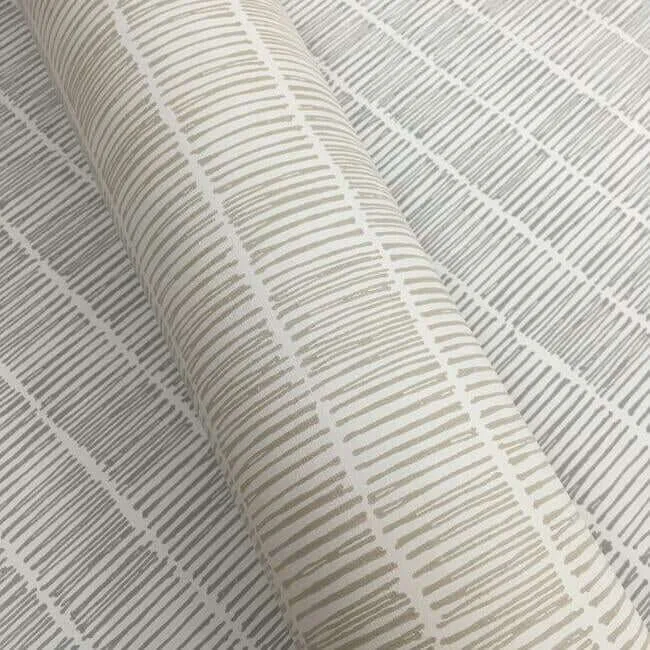 Inspired by Color Horizontal Hash Marks - Grey Wallpaper | Buy Online Inspired by Color Horizontal Hash Marks wallpaper, color Grey, SKU BW3811
