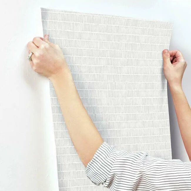 Inspired by Color Horizontal Hash Marks - Grey Wallpaper | Buy Online Inspired by Color Horizontal Hash Marks wallpaper, color Grey, SKU BW3811