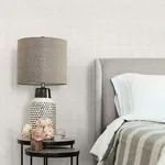 Inspired by Color Horizontal Hash Marks wallpaper, color White & Cream, SKU BW3812