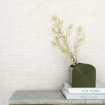 Inspired by Color Horizontal Hash Marks wallpaper, color White & Cream, SKU BW3812