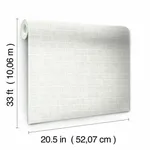Inspired by Color Horizontal Hash Marks wallpaper, color White & Cream, SKU BW3812