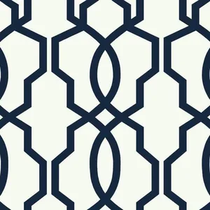 Inspired by Color Hourglass Trellis wallpaper, color Navy, SKU GM7521