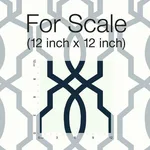 Inspired by Color Hourglass Trellis wallpaper, color Navy, SKU GM7521