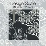 Inspired by Color Kimono Trees - Black Metallic Wallpaper | Buy Online Inspired by Color Kimono Trees wallpaper, color Black Metallic, SKU BW3852
