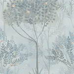 Inspired by Color Orchard - Blue & Grey Wallpaper | Buy Online Inspired by Color Orchard wallpaper, color Blue & Grey, SKU MN1820