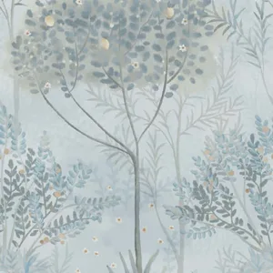 Inspired by Color Orchard wallpaper, color Blue & Grey, SKU MN1820