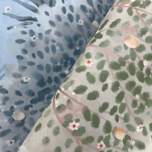 Inspired by Color Orchard wallpaper, color Blue & Grey, SKU MN1820