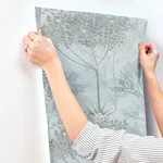 Inspired by Color Orchard - Blue & Grey Wallpaper | Buy Online Inspired by Color Orchard wallpaper, color Blue & Grey, SKU MN1820
