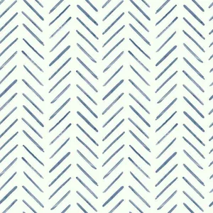 Inspired by Color Painted Herringbone wallpaper, color Navy, SKU CV4455