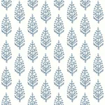 Inspired by Color Paisley On Calico - Blue Wallpaper | Buy Online Inspired by Color Paisley On Calico wallpaper, color Blue, SKU FH4068